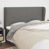 VidaXL Headboard with Ears Dark Grey 163x23x118-128 Cm Fabric3117683