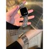Ремешок для Apple Watch Band 49 мм 45 мм 41 мм 44 мм 40 мм 42 мм 38 мм Женский браслет из стальной цепочки IWatch Ultra SE Серии 9 8 7 6 5 4 3 2