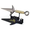 3 Styles Namikaze Minato Weapon 23cm/9.84inch Rotatable The Art of Flying Thunder God Kunai Metal Craft Model Turn Ninja Toys