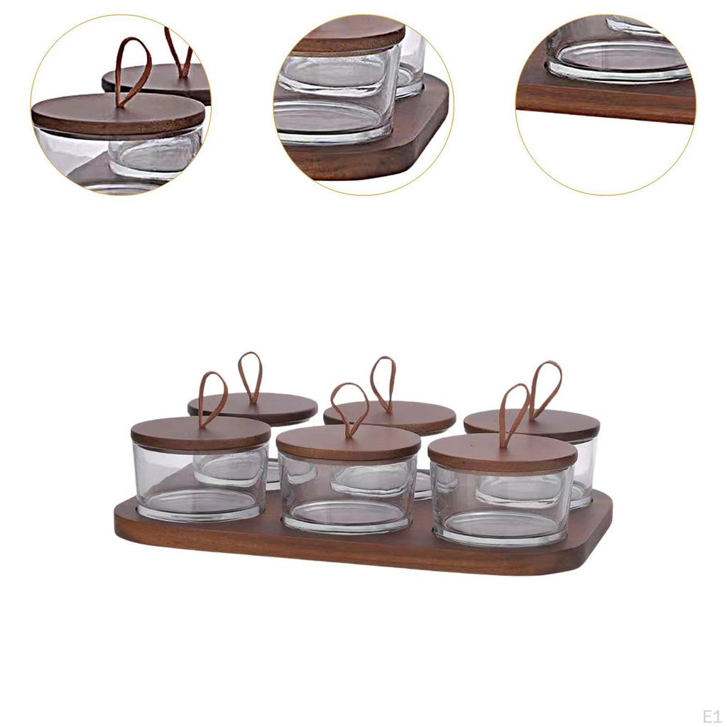 Элегантный стеклянный контейнер для хранения сухофруктов и орехов