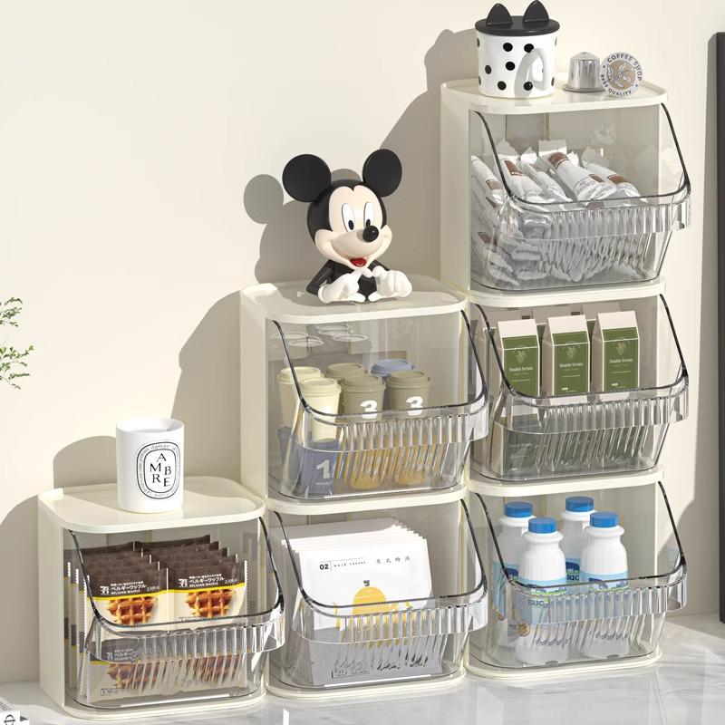 Wall-Mounted Tea and Coffee Organizer for Office or Pantry