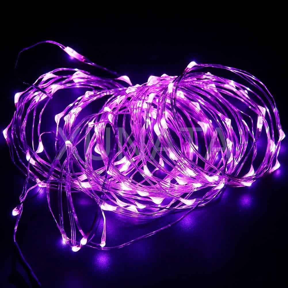 5M-50M LED String Lights Silver Copper Wire 12V Fairy Night Lamp for Chiristmas Garland Bedroom Light Indoor Wedding Decoration