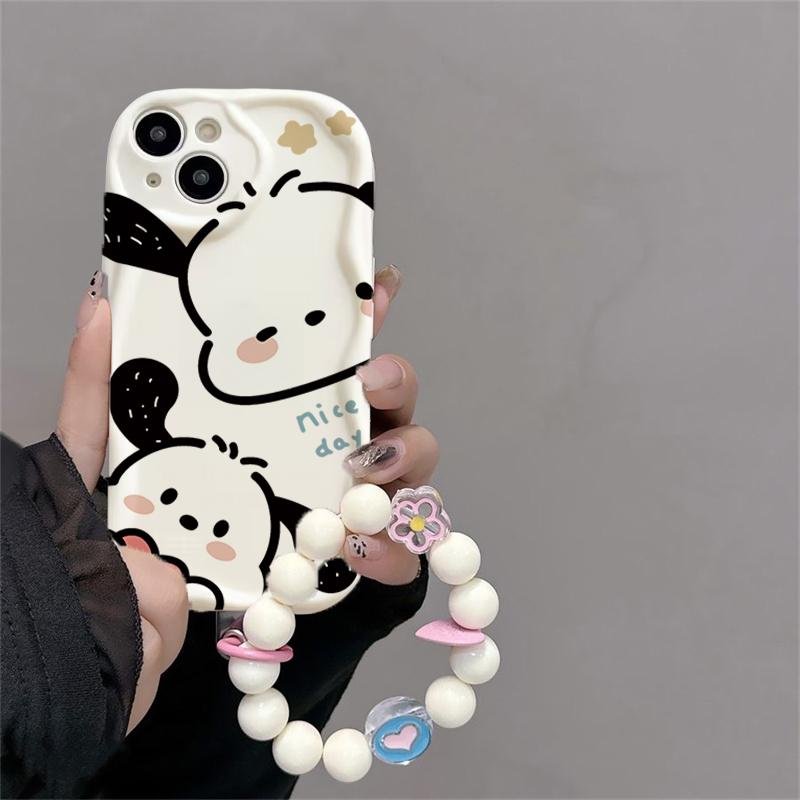 Цепочка-держатель для телефона Hello Kitty Kuromi Чехол для Xiaomi Redmi Note 15 5G 15C 15 14C 13C Note 14 13 12 Pro Plus 5G Pochacco Чехол