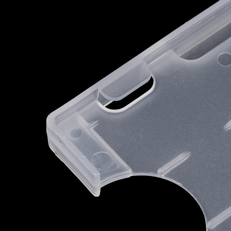 4 шт., унисекс, многофункциональный, жесткий пластиковый, двухсторонний, держатель для удостоверения личности, чехол