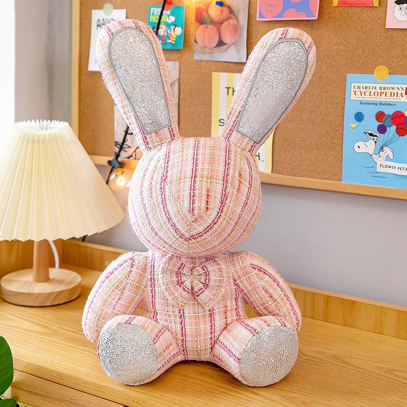 Cute Cartoon Rabbit Simple Creative Plush Toy Children Girls Holiday Doll Gift
