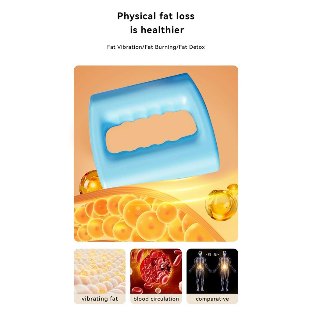 Электрический фасциальный массажер, Вибрирующее и расслабляющее мышечное массажное кольцо, Снимает усталость, Способствует похудению и сжиганию жира