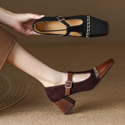 Брендовая женская обувь на массивном каблуке, модные сандалии на среднем каблуке, весна-лето, новые дизайнерские вечерние вечерние женские туфли Мари Джейн в стиле Лолиты, туфли-лодочки