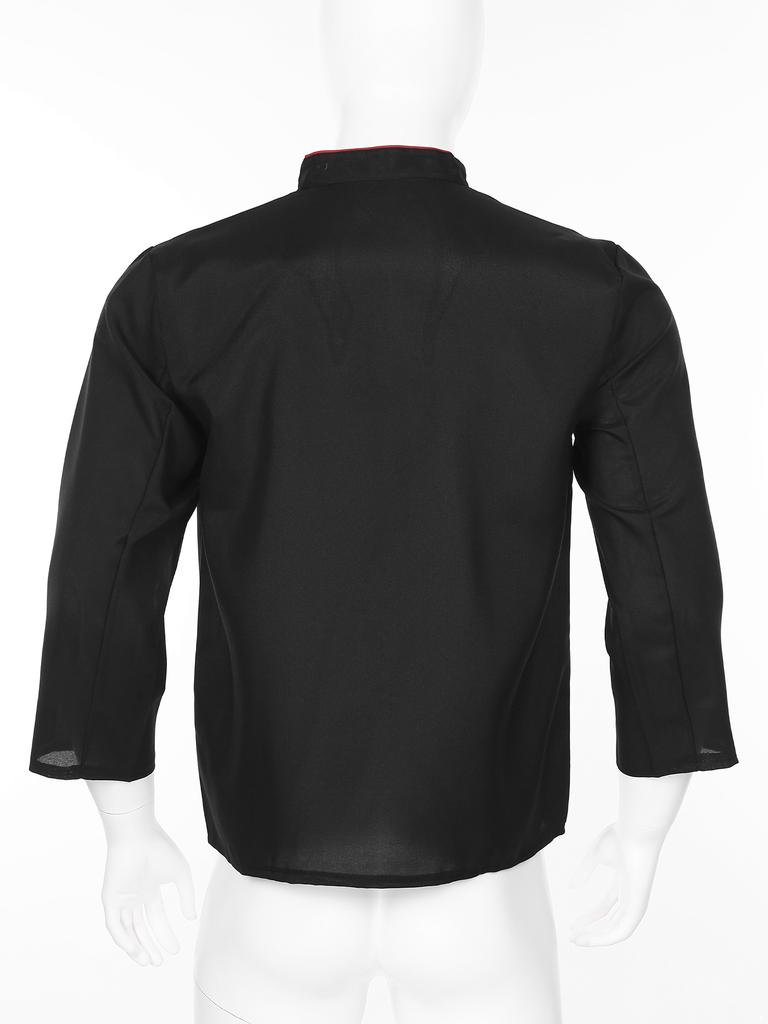 Мужская куртка повара, пальто повара, униформа для кухни ресторана, рабочая одежда с длинным рукавом