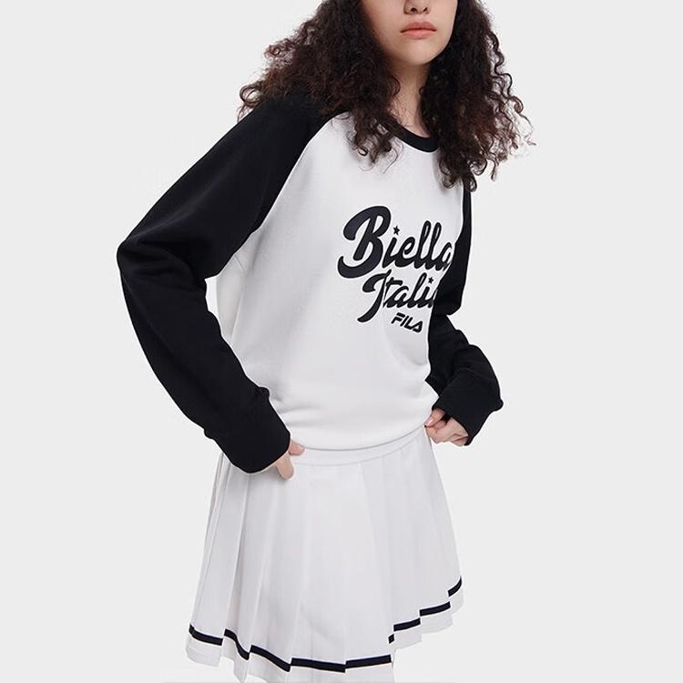 FILA Sweatshirt Unisex Coconut Milk White F11U339205FIV
