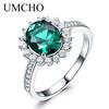 Женское кольцо в винтажном стиле с искусственным изумрудом