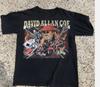Винтажная футболка David Allan Coe 2008 World Tour Классическая черная Унисекс S-45XL Унисекс футболка