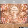 The Birthday Banner Background Fabric Is Suitable for Birthday Parties, Celebrations, and Photo Shoots Both Indoors and Outdoors