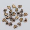 40pcs 8mm Doll Heart Shape Buttons DIY Metal Ultra-small Buckles Mini Doll Coat Buckle For 1/6 Doll Clothing Buckles Accessories