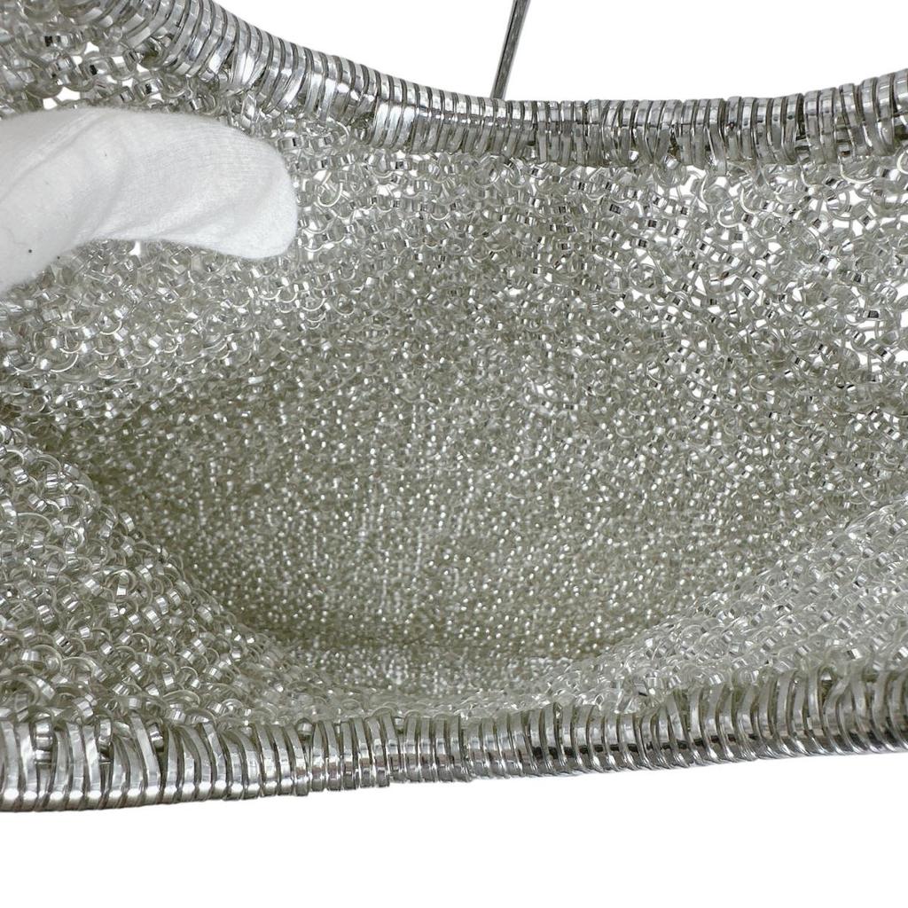ANTEPRIMA party wedding Handbag wire Silver Women Used