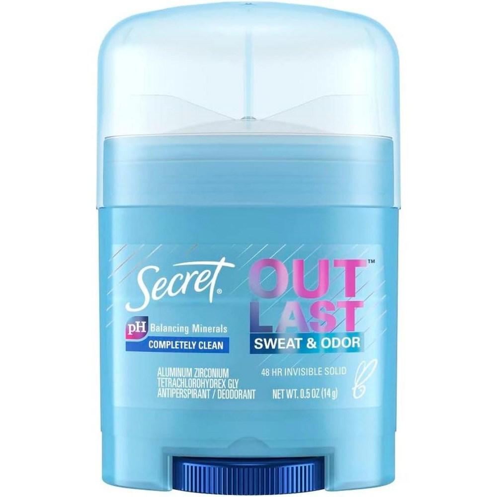 Secret Outlast Women's Invisible Solid Deodorant 6 pcs 14g