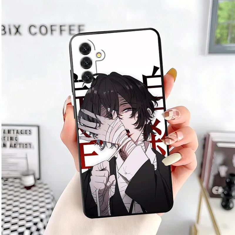Bungo Stray Dogs Чехол для телефона Дазай Мягкий для Samsung A17 A37 A57 A16 A26 A36 A56 A15 A25 A35 A55 A14 A24 A34 A54 A13 A23 A33 A53 A
