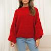 Women's Casual Sweater Solid Color Casual Loose Sweater