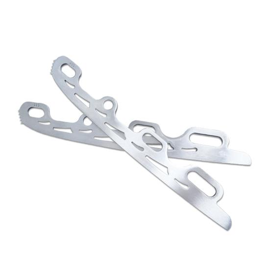 1 пара лезвий для коньков, прочные, противоскользящие, из нержавеющей стали, неломающиеся, сменные лезвия для коньков