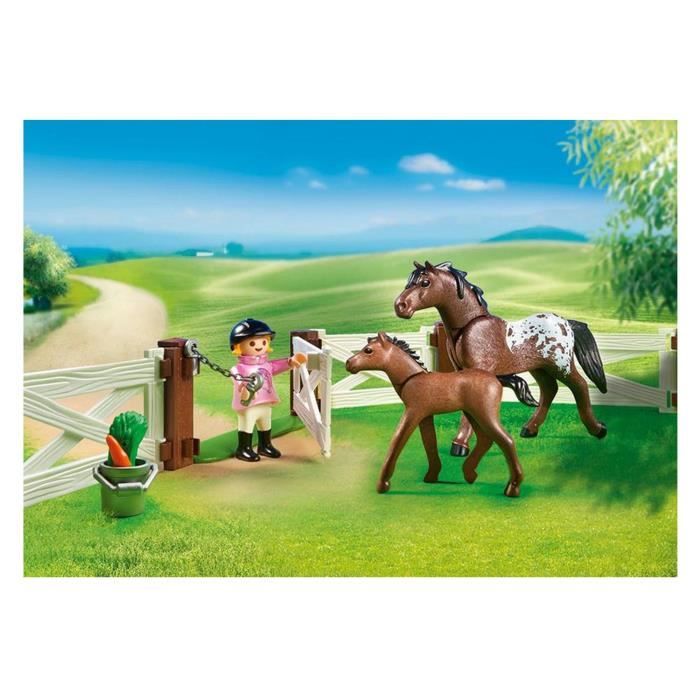 Playmobil 9261 - country - jockey avec cheval de course