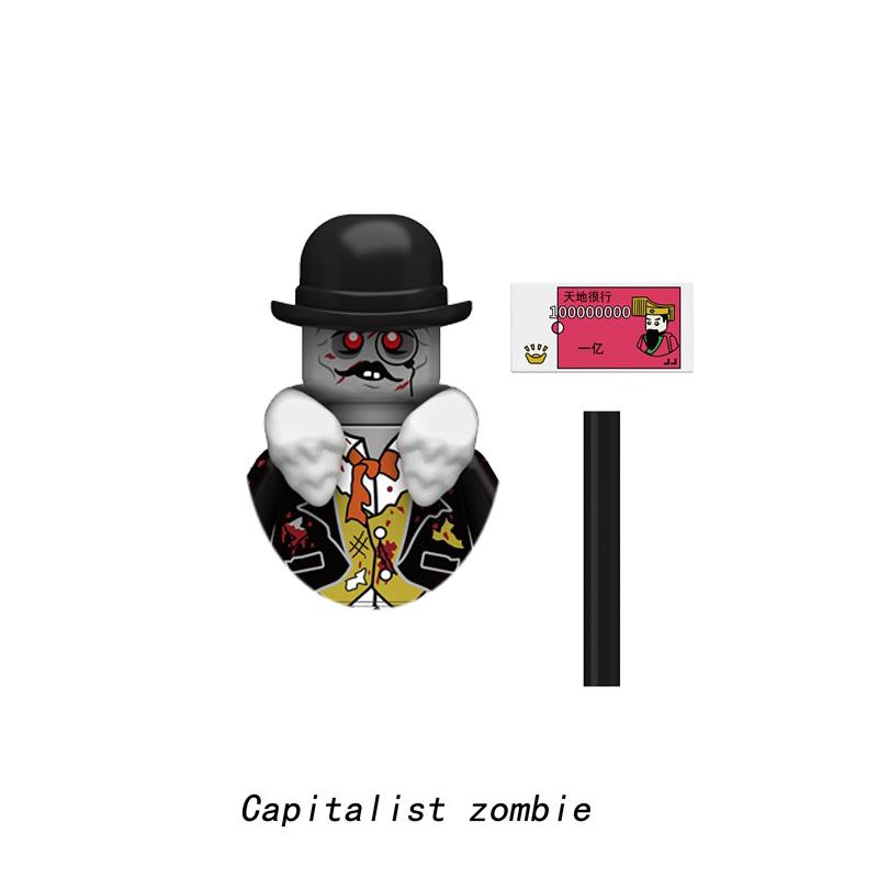 Хэллоуин Ужасающая фигура Наполеоновские войны Пехота Вторая война Солдат Зомби Судья Ковбой Персонаж Модель Строительные блоки Игрушки