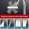 Kitchen Waterfall Three-Mode Universal Swivel Extension Faucet Splash-Proof Nozzle Sink Multi-Function