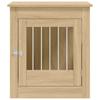 Furniture Style Dog Crate in Sonoma Oak 64.5 x 80 x 71 cm Particleboard