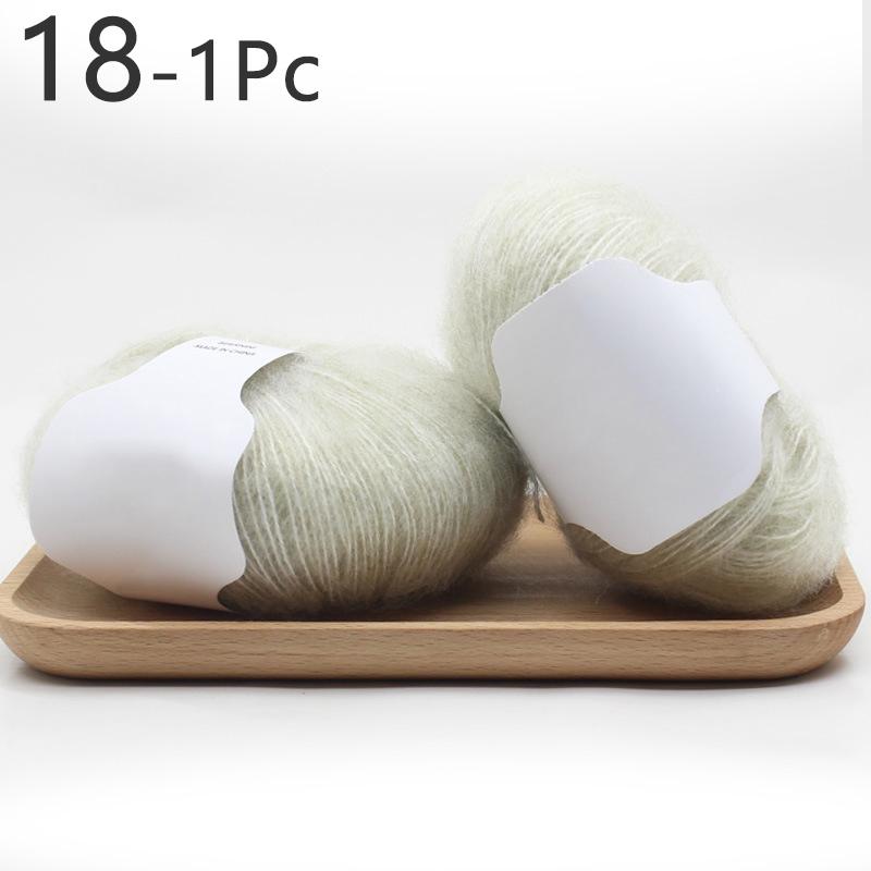 1 шт., 30 г, нить для вязания крючком из мохера для свитера, шарфа, пряжа для вязания, мягкая многоцветная пряжа для рукоделия «сделай сам»