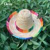 Унисекс Солнцезащитная шляпа 14см/22см/35см/43см Шляпа для защиты от солнца Мексиканская пляжная шляпа Мужская Женская Для улицы