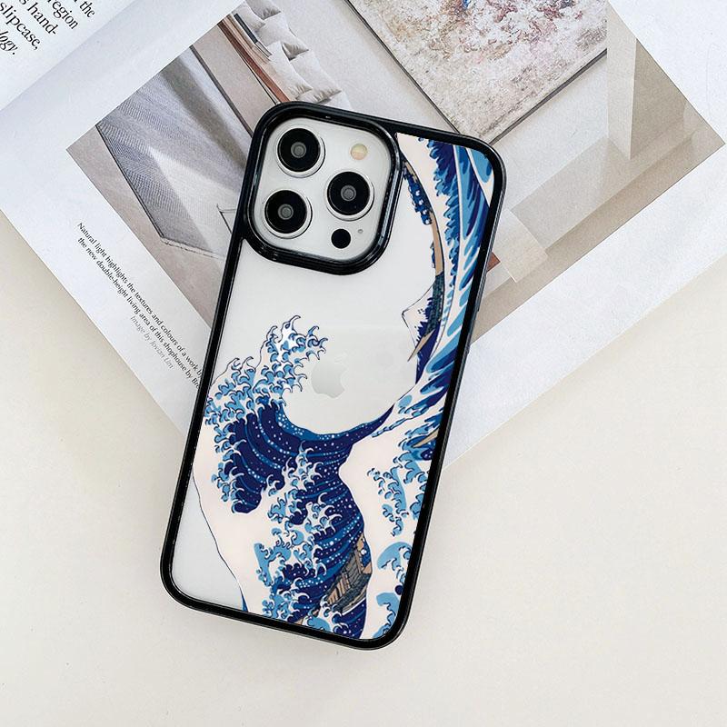 Японский стиль Великая волна в Канагаве Чехол для телефона для iPhone 13 12 Mini 11 14 Pro Max 7 8 Plus SE2020 XS X XR Чехол Художественный Fundas