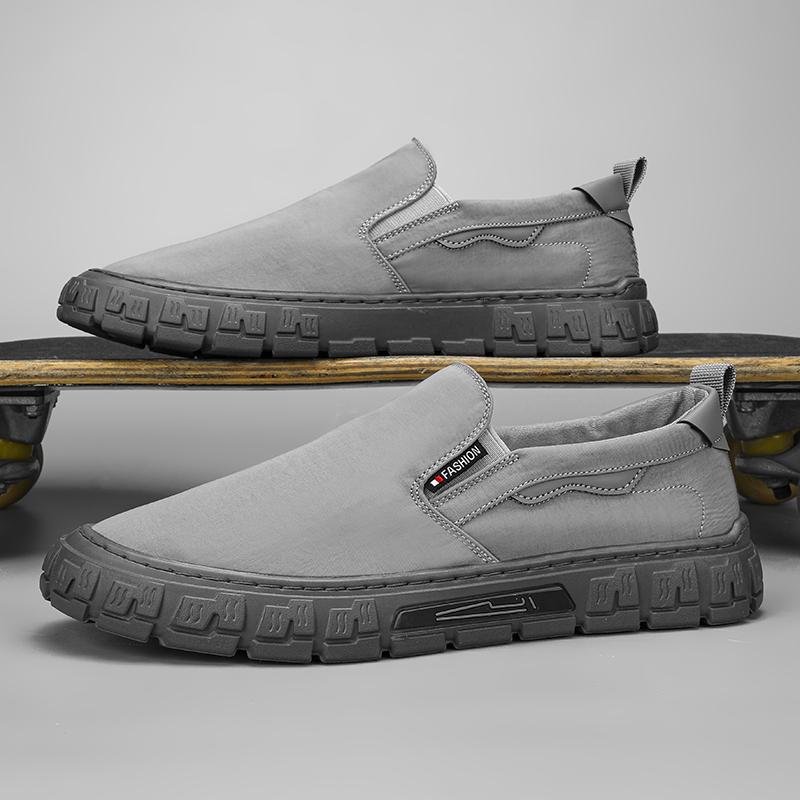 Мода 2024 года, мужские новые стильные удобные легкие повседневные кроссовки, парусиновая обувь для активного отдыха, обувь для ходьбы без застежек