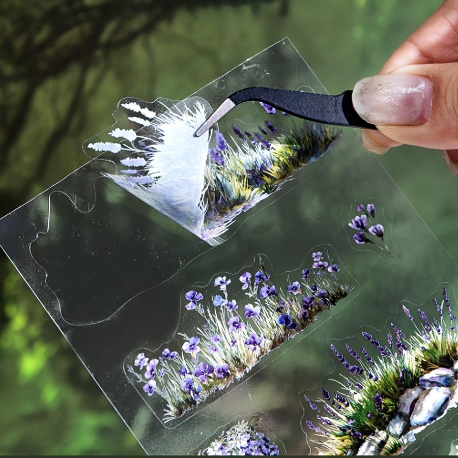 Серия наклеек на цветочную и природную тематику - Яркие ботанические дизайны для DIY-журналов, скрапбуков, ноутбуков, бутылок для воды