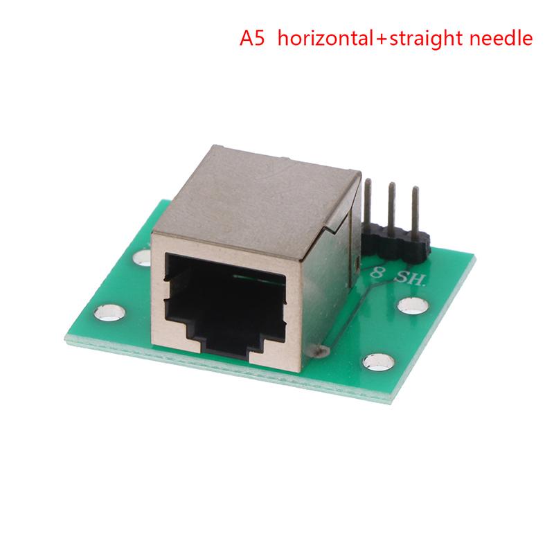 1 шт. Адаптерная плата Rj45 для модульного разъема Ethernet Xh2.54, сетевой интерфейс + коммутационная плата + штыревой разъем