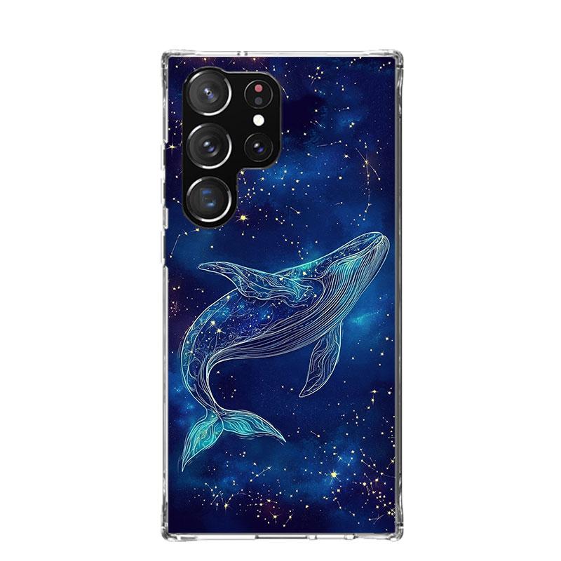 Чехол для телефона "Горбатый кит - Морской гигант" для Samsung Galaxy S26 S25 Edge S24 S23 FE S22 Ultra S21 Plus S20 + Fundas Cover Coque Galax