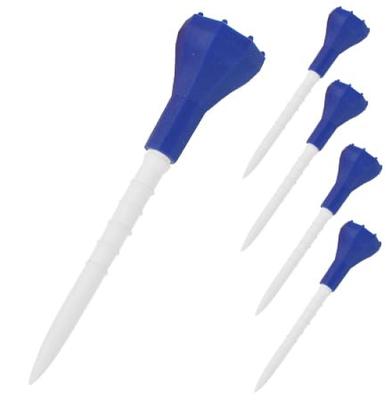 AllBright Golf Tee Long Tee Tee Shot Golf Equipment Beginner Practice Base Set of 5 (синий)
