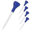 AllBright Golf Tee Long Tee Tee Shot Golf Equipment Beginner Practice Base Set of 5 (Blue)