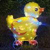 Square Shape Cartoon Animal Balloon With Wheels Luminous Balloon Walking Balloon  Party Supplies