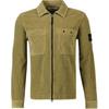 FW24 Corduroy Logo Polo Front Double Pocket Two-Way Zipper Long Sleeve Jacket Men Jackets Yellow Green 811511604-V0094