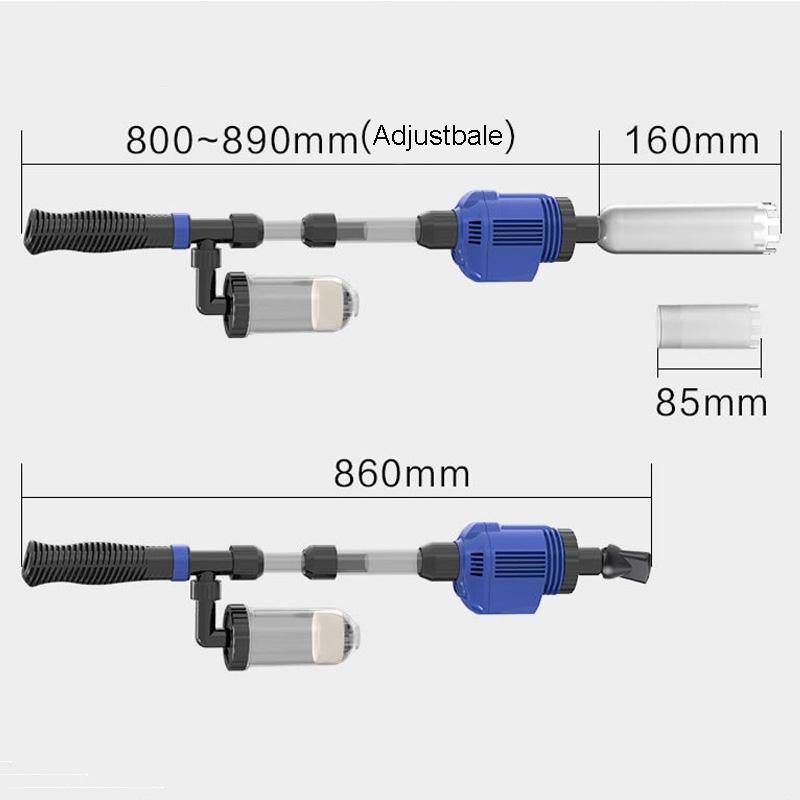Электрический насос для замены воды в аквариуме, инструменты для чистки, устройство для смены воды, очиститель гравия, сифон для аквариума, фильтр для воды, насос