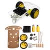 Customizable 2WD Smart Robotics Vehicle Chassis Kit Suitable for Learning