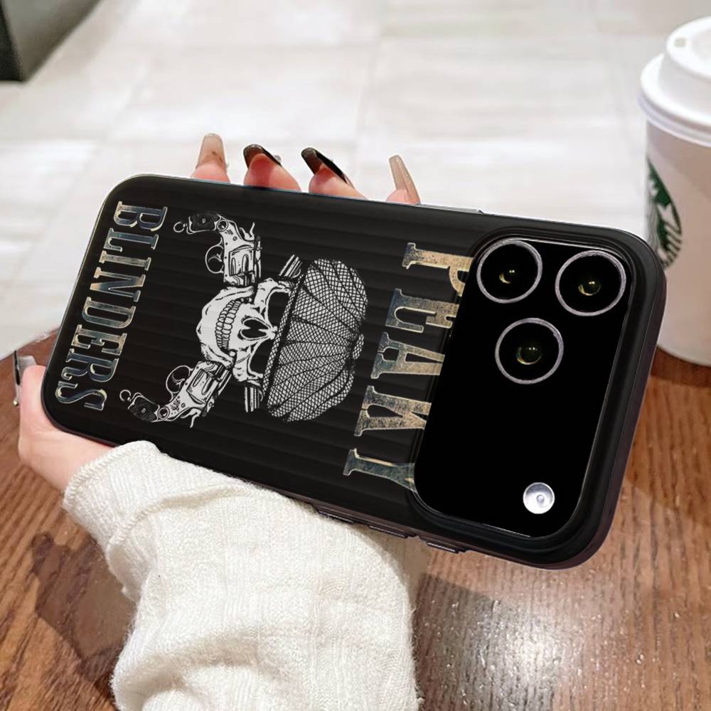 Чехол для телефона из фильма «Острые козырьки» (P-Peaky-S B-Blinders) для iPhone 17 16 15 11 12 13 14 Pro Max, мягкий гофрированный силиконовый чехол