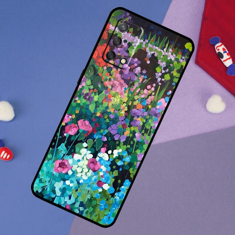 Яркий Цветочный Живописный Художественный Чехол Для Oppo A6 Pro A5 A18 A38 A58 A78 A98 A54 A74 A94 A17 A57 A80 A60 A40 A96 A76 A16 A15