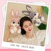 Plush Carrot Rabbit Toy Cartoon Stuffed Animal Doll Room Decoration Kids Gift