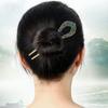 Elegant Flower Women Delicate Bronze Plated U-shaped Hairpins Stick Pin Hair Accessories