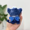Для 10 см LABUBU4.0 Для Ropa Одежда для куклы Labubu Синий кот Комплект из двух частей Серия накидок «Маленькие животные» накидка Аксессуары Подарок