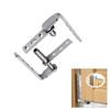 1 Pair Self Closing Stainless Steel Hinges Double Swing Door Hinges with Auto Return Mechanism for Saloon Swing Doors