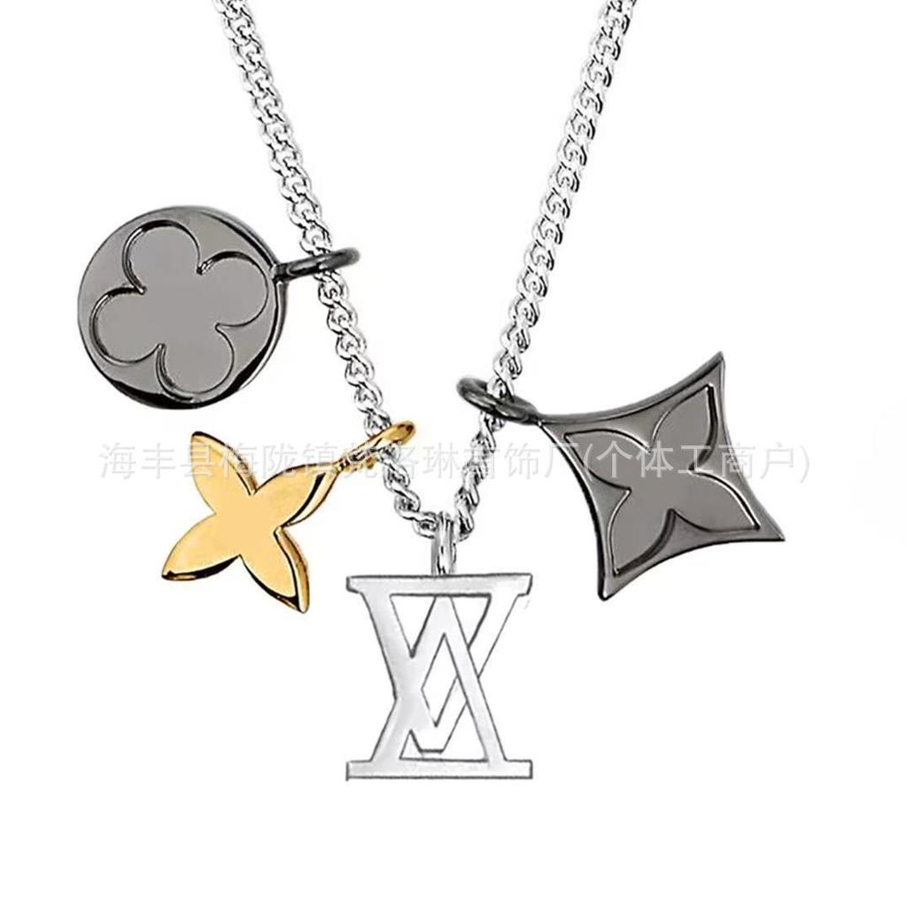 Классический бирюзовый кулон-ожерелье Ослика: Модная Унисекс Цепочка на Ключицы для Пар