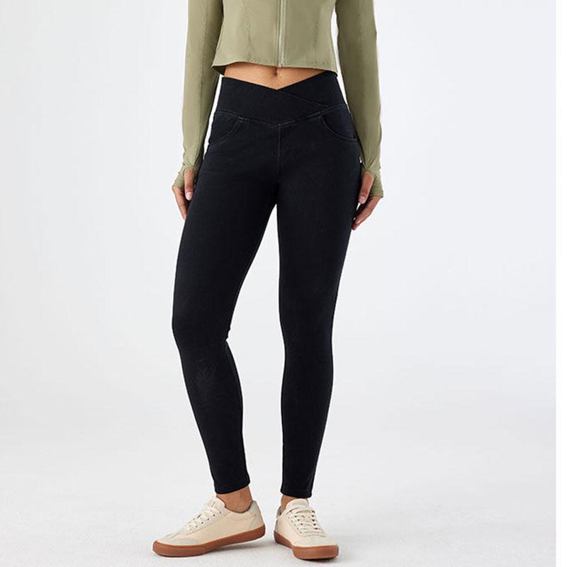 Slim High Waist Yoga Jeans Female Sexy Casual High Elasticity Denim Pants Women