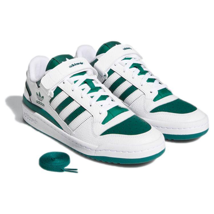adidas Forum Low White Collegiate Green Кроссовки унисекс Cloud-White GY8556