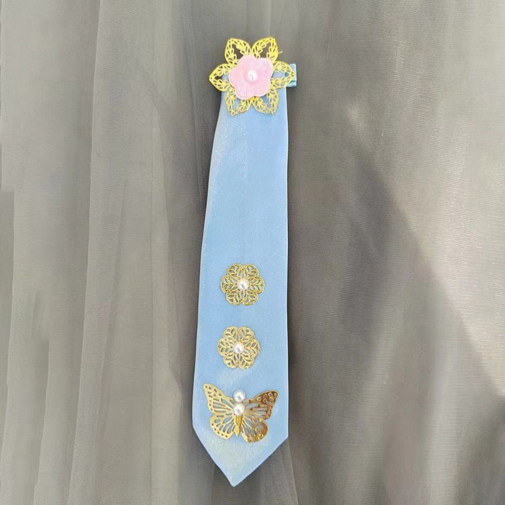 Цветочная корейская повязка на голову Лента Сценический костюм для танцев Милая корейская Ханбок Повязка на голову Свадьба