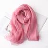 VREOVOR High-end Korean Version Double-layer Mohair Wool Silk Scarf Mulberry with Cheongsam Shawl Summer Outside Fashion Trend